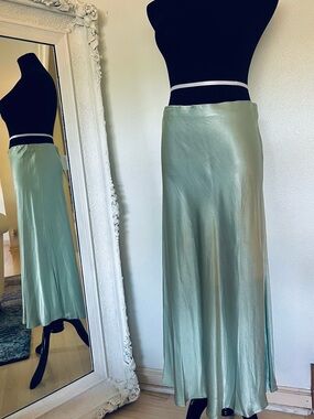 Rails Satin Maxi Skirt